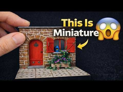 This Miniature House Looks REAL 😱 (Relaxing ASMR Build)