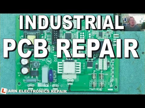 Industrial Cleaning Machine PCB Repair. Methodical Fault Finding.