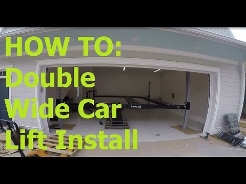 How To: Installing Double Wide 4 Post Car Lift - Wildfire Lifts