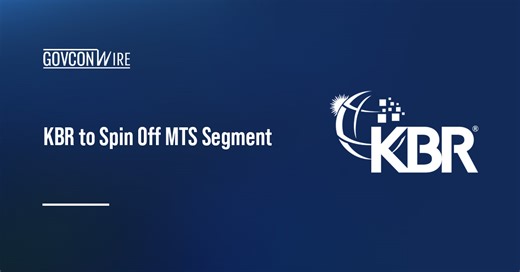 KBR to Spin Off MTS Segment