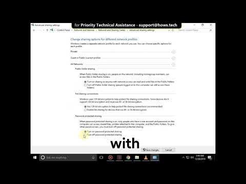How to a share folder in windows 10 / 8 / 7