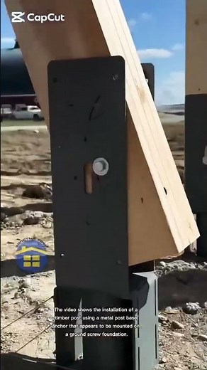 Timber Post Installation on Ground Screws