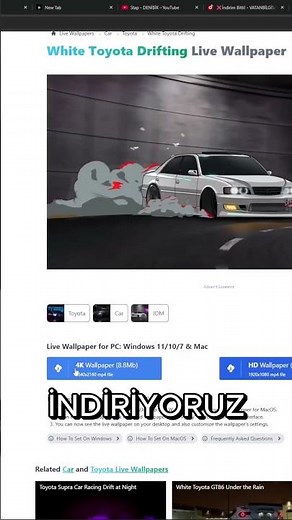 Ücretsiz haraketli duvar kâğıtları yapabilirsiniz ☺️