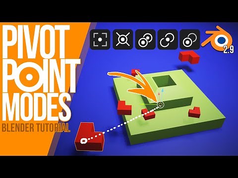How to Transform Pivot Point | Blender 2.9 | Tutorial
