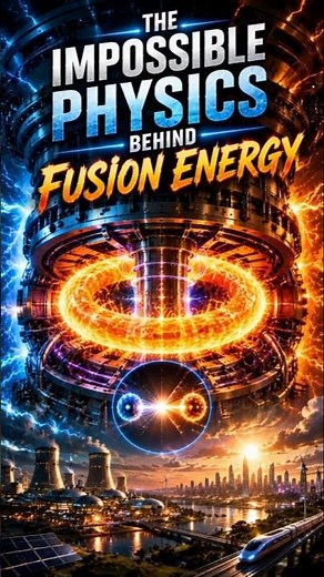 The Impossible Physics Behind Fusion Energy ⚛️ | Powering Earth Like the Sun #FusionEnergy