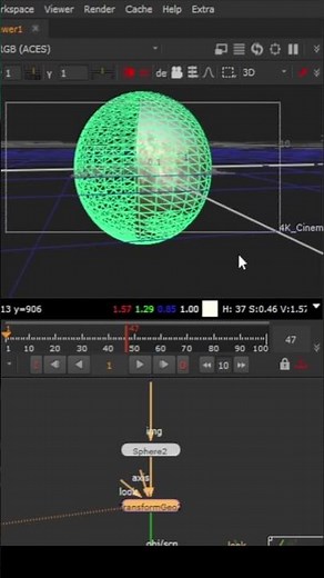 Nuke Quick Tip: Spherical Transform For Making Planets in nuke! #nuke #compositing #foundry #basic