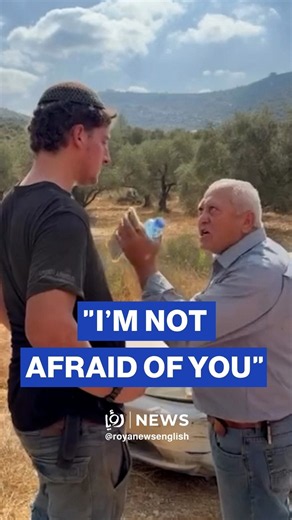 “I’m Not Afraid of You”: Elderly Palestinian confronts settler in West Bank
