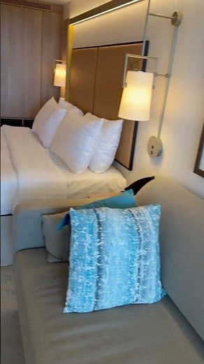How much space you get in a Star of the Seas balcony cabin #CruiseShip #RoyalCaribbean #CabinTour
