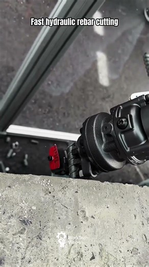 Hydraulic Rebar Cutting Process for Fast Site Installation