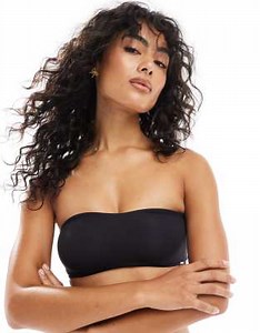 Dorina essential mix & match microfibre light padded bandeau in black | ASOS