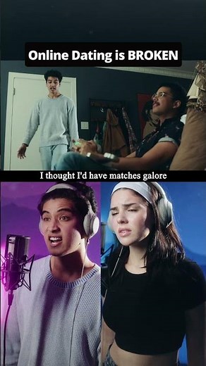 Are YOU using dating apps these days? ❤️‍🔥 We made another live action musical ft. ‪@tylerbenderr‬