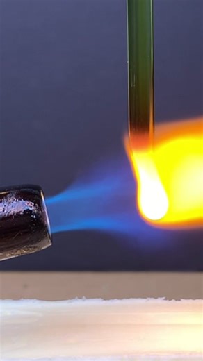 Rupert's Drop Experiment with Butter - Exploding Glass Tail