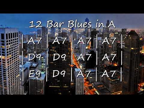 Blues Backing Track in A for Soloing