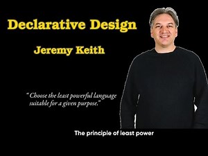 Jeremy Keith : Declarative Design