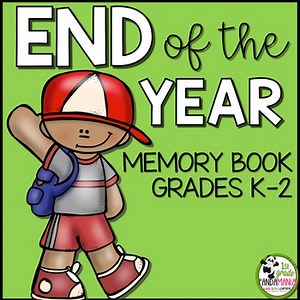 Memory Book for End of the School Year