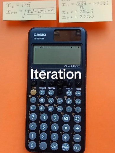 Mastering Iteration with the Casio fx-991CW Calculator