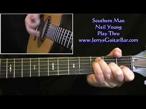 Neil Young Southern Man (Acoustic) | Guitar Play Thru