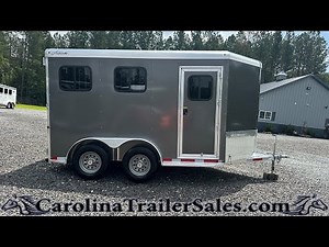 Like New! 2025 Adam 2 Horse Slant with Dressing Room Tour | Model: ASB270