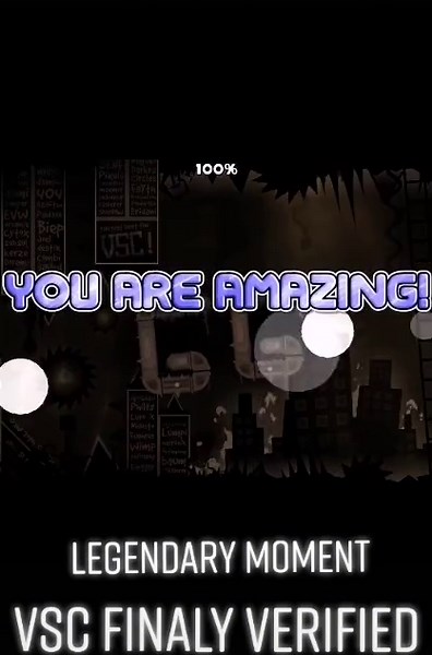 VSC Geometry Dash: Legendary Moment Finally Verified