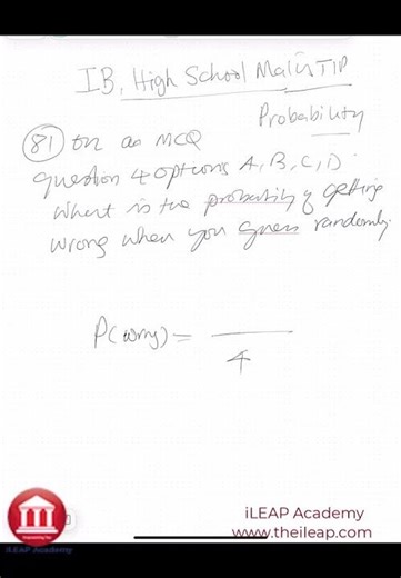 IB High School Math Tips #81