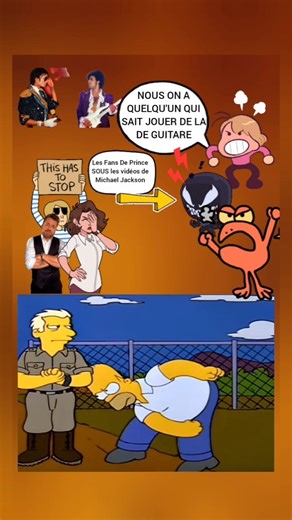 quiz Simpsons : Homer Simpson agit comme les fans de Prince #simpsons #prince #shorts