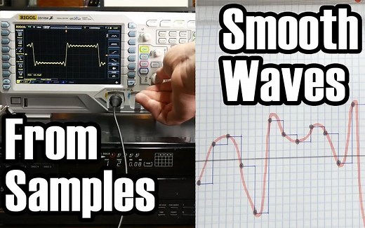 【熟肉】 Technology Connections - 采样原理简介，为何CD能输出平滑的波形？
