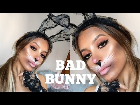 BUNNY HALLOWEEN MAKEUP TUTORIAL | PRETTY LITTLE THING