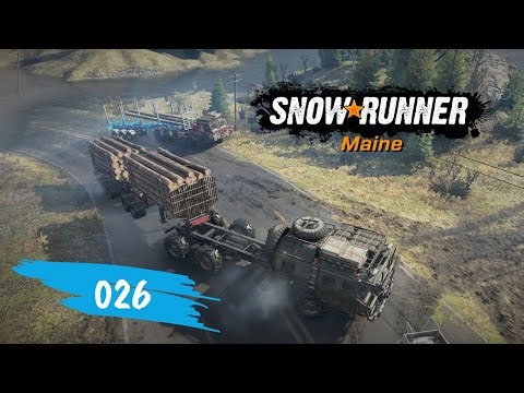 Beginn der Bretterproduktion I - Snow Runner (Maine) 026 - PC Lets Play deutsch