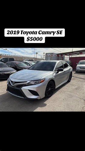 2019 Toyota Camry SE — Clean Title, 87,960 Miles, $5,000