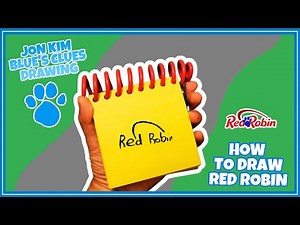 Jon Kim Blue's Clues Drawing - How To Draw Red Robin