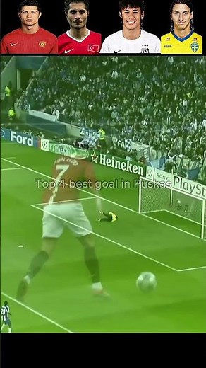 Top 4 best goal in Puskas #ronaldo #puskas #football