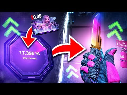 From $0.35 to KNIFE!? 17% Chance Upgrade! (Skinclub Promo Code 2025)