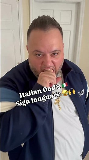 Italian das sign language 😂