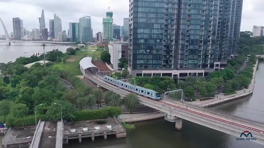 Mãn nhãn Metro Số 1 TPHCM *Video: HCMC Metro* #metroso1 #hcmcmetro #saigonmetro #benthanhsuoitien #metrobenthanhsuoitien #taudienngam #taudien #duongsatdothi