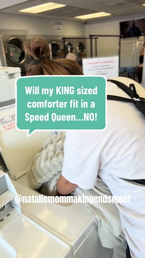 Can a Speed Queen Washer Fit a King Size Comforter?