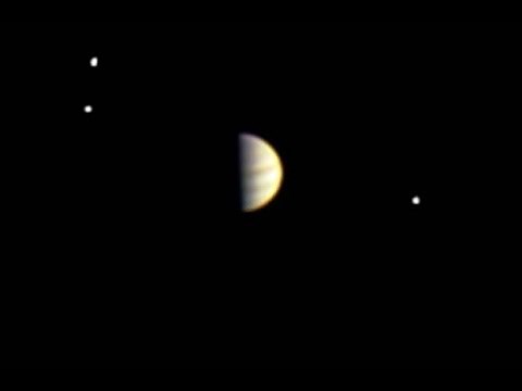 Jupiter Moons' Orbital Dance - Humans Have Never Seen This
