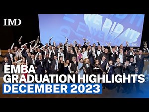 IMD EMBA 2023 Graduation Highlights