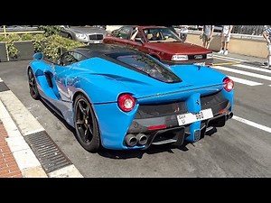 Ferrari LaFerrari - Start Up, Revs & Driving in Monaco !