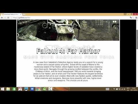 How to download FREE Fallout 4:Far harbor! QUICK AND EASY! [PC]