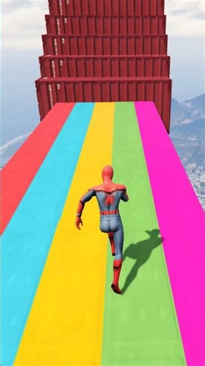 GTA 5 Epic Water Ragdolls Spiderman Jump/Fails Ep 409 #shorts