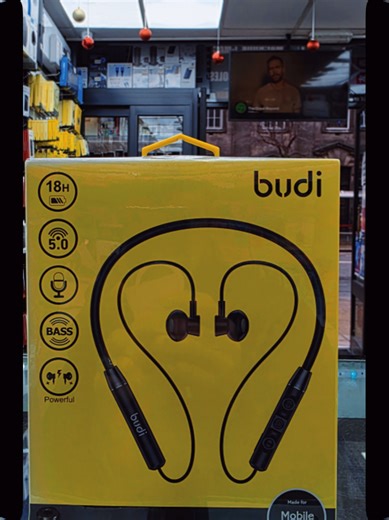 Tired of charging your earphones every day? 🔋 The budi Wireless Sport gives you 18 HOURS of playtime! 🎶 Plus, the magnetic design means no more falling off. Perfect for the gym or your daily commute. ​✨ Bluetooth V5.0 ✨ Super Bass ✨ Magnetic Suction ​Get yours now! 👇 #WirelessEarphones #SportGear #MusicLovers #BudiTech #gadgets2026