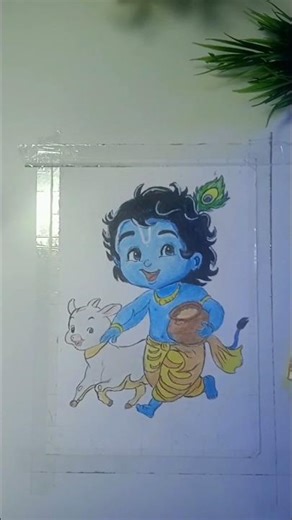 lord little krishna Ji colouring💙🌏👍🥰