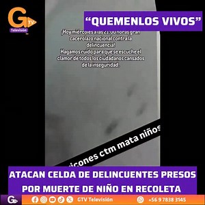 Los dos delincuentes imputados por colisionar un furgón escolar en Recoleta y provocar la muerte de un niño de 12 años fueron atacados e intimidados por otros reos, quienes prendieron fuego a un objeto y lo lanzaron a la celda de ambos sujetos, que cumplen prisión preventiva en la cárcel Santiago 1. * Se trata de los imputados Iván Esteban Gómez Obreque, de 28 años, y Claudio Enrique Gaete Quiroz, de 31 años, quienes están tras las rejas desde el martes de esta semana, luego de que el 2° Juzgado