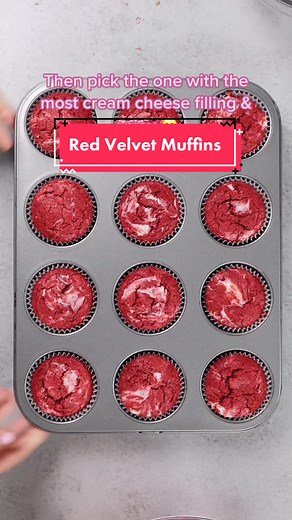 Delicious Red Velvet Cream Cheese Muffins Recipe