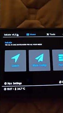 How do I launch the Hekate menu on a rooted Nintendo Switch?