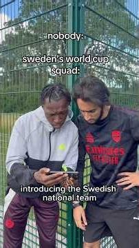 Sweden’s WORLD CUP Squad🇸🇪