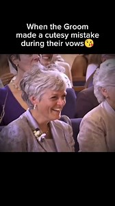 26K views · 302 reactions | The bride can't stop laughing at the Groom's mispronounced words and makes the crowd laugh. 藍藍藍 . #fypシ゚viral #fypシ゚viralシ #fypシ #viralvideoシ #viralpost #bride #groom #wedding #weddingfunnymoments #funwedding #trendingvideo #trendingnow | Food for Thought | Facebook