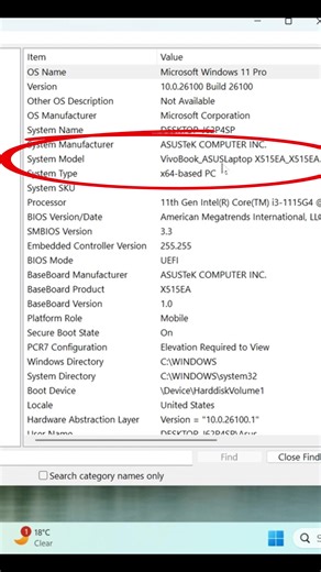 Check PC/Laptop Model Number in 5 Seconds 😱 Computer Shortcut #computertips #laptoptips #techtips #ITTips For more, please follow and visit to the channel: https://www.youtube.com/@ShortCutDada | Dada ShortCut