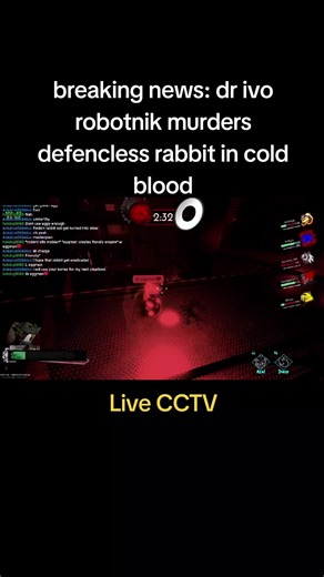 Eggman Chases Defenseless Rabbit in Roblox Horror Scenario