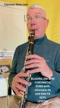 Unlock Faster Chromatics! Eb–F# Alternate Fingerings Clarinet Lesson #clarinet #clarinetist